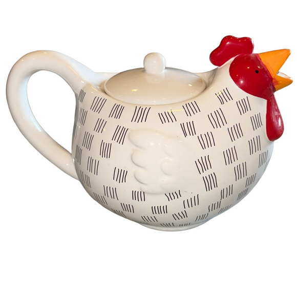 Blue Sky Vintage Ceramics Rooster Teapot - Picture 2 of 8